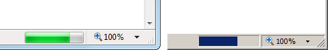 StatusBar Progress for Internet Explorer 11