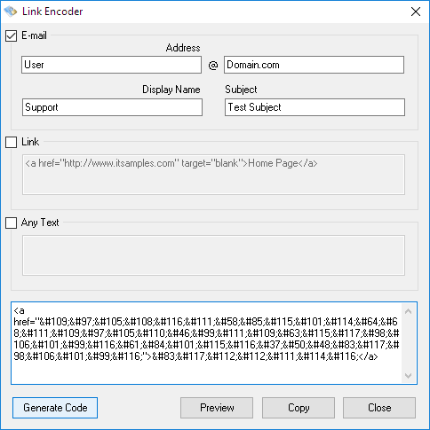 Link Encoder